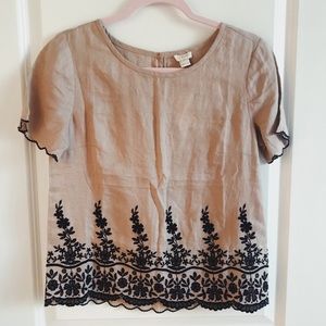 J Crew Linen Shirt NWT